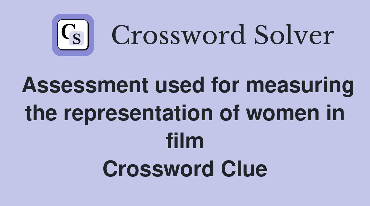 graphical representation of a person crossword clue